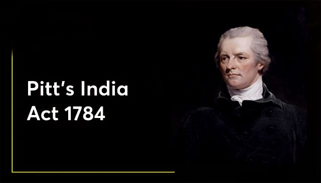 Pitts India Act 1784 | பிட்ஸ் இந்தியா சட்டம் 1784