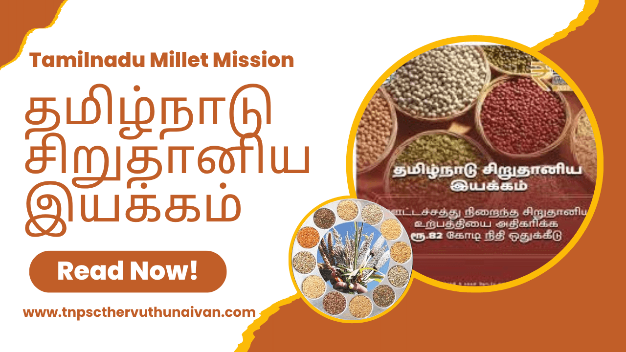 Tamilnadu Millet Mission | தமிழ்நாடு சிறுதானிய இயக்கம்