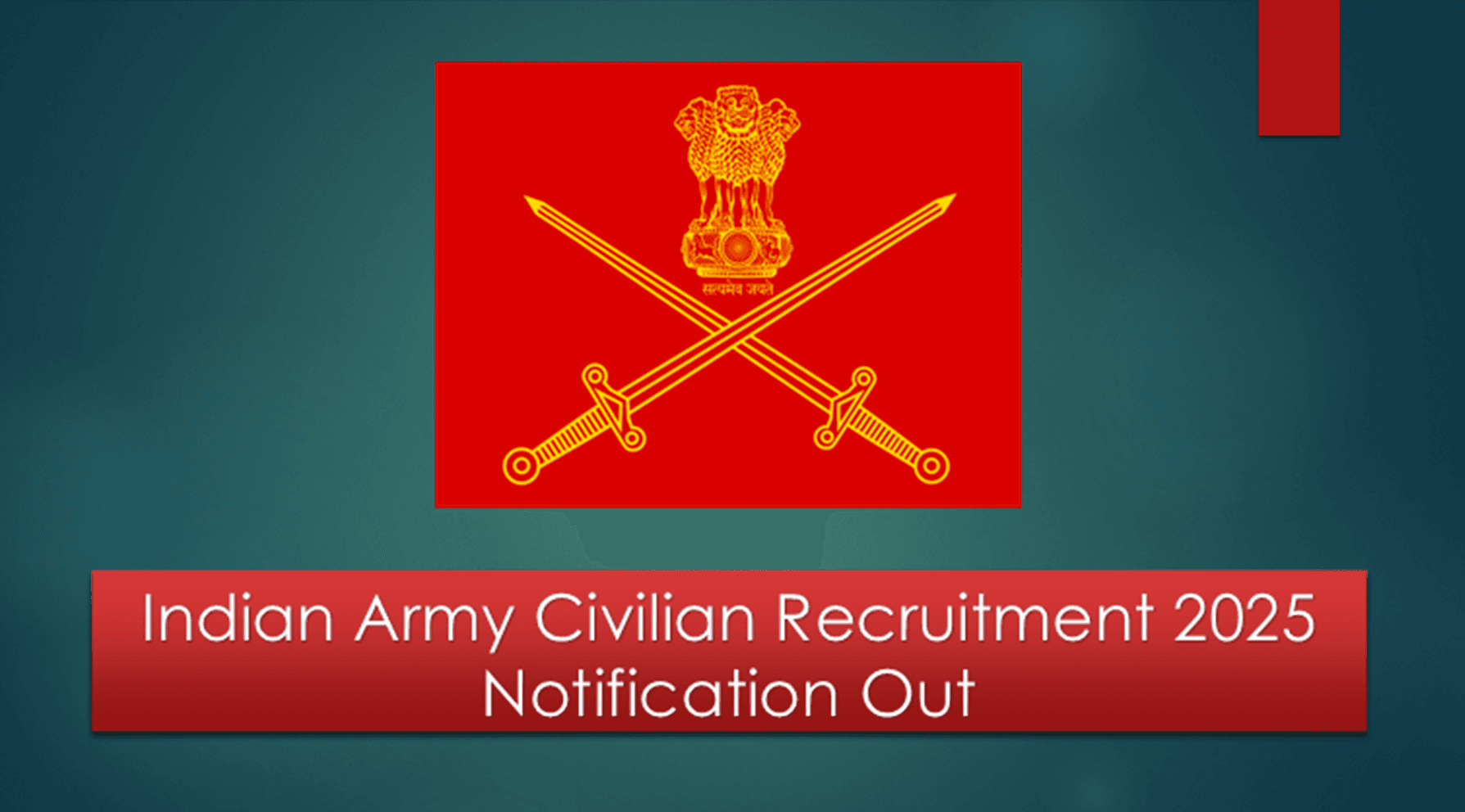 Indian Army Civilian Recruitment 2025 Notification Out