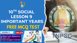 10th Social LESSON 9