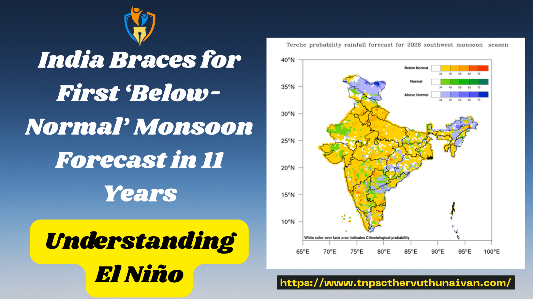 India Braces for First ‘Below-Normal’ Monsoon Forecast in 11 Years | Understanding El Niño El Nino