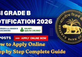 RBI Grade B Notification 2026 Apply Online for 60 Posts