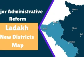 Ladakh New Districts Map