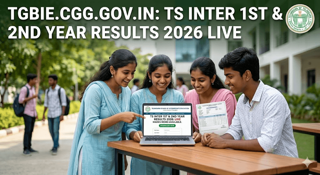 1st, 2nd Year TS Inter Result 2026 Update : Step-by-Step Download Guide at tgbie.cgg.gov.in