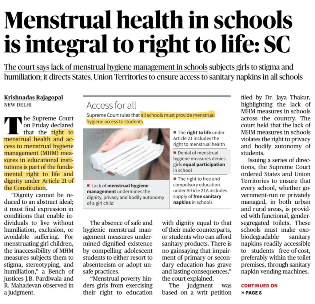 Menstrual Health
