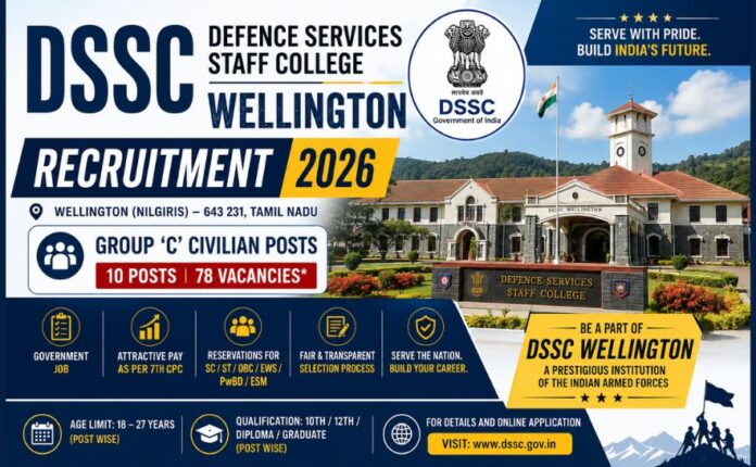 DSSC Wellington Recruitment 2026