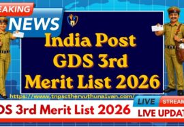 India Post GDS 3rd Merit List 2026: Download State-wise PDF