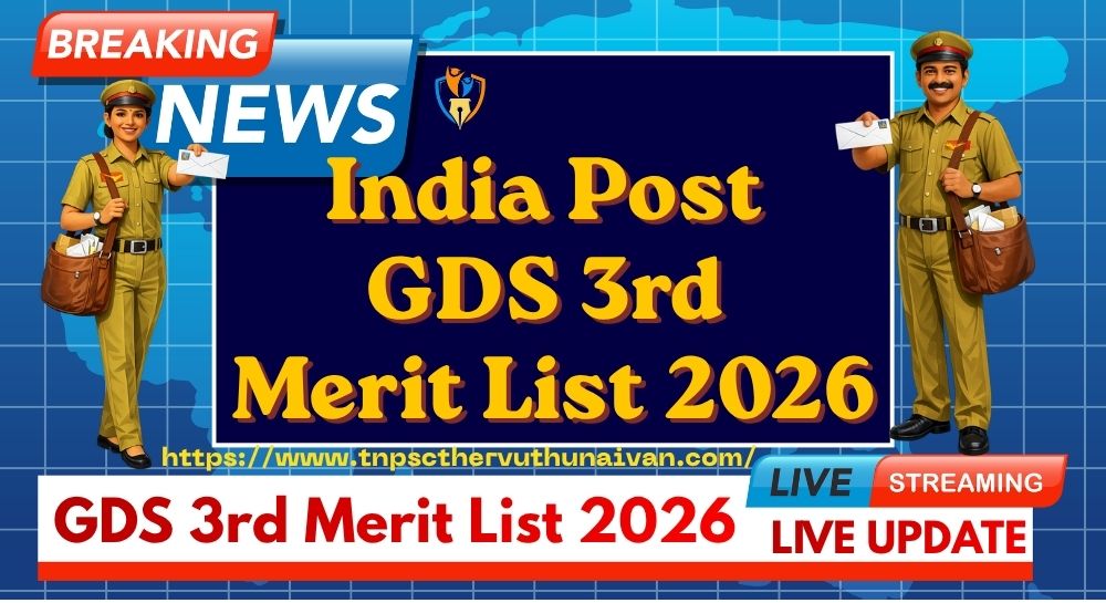 India Post GDS 3rd Merit List 2026