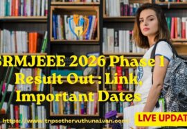 SRMJEEE 2026 Phase 1 Result Out : Check Your Rank and Prepare for Next Phases