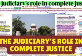 The Judiciary’s Role in Complete Justice | நீதித்துறையும் முழுமையான நீதியும்