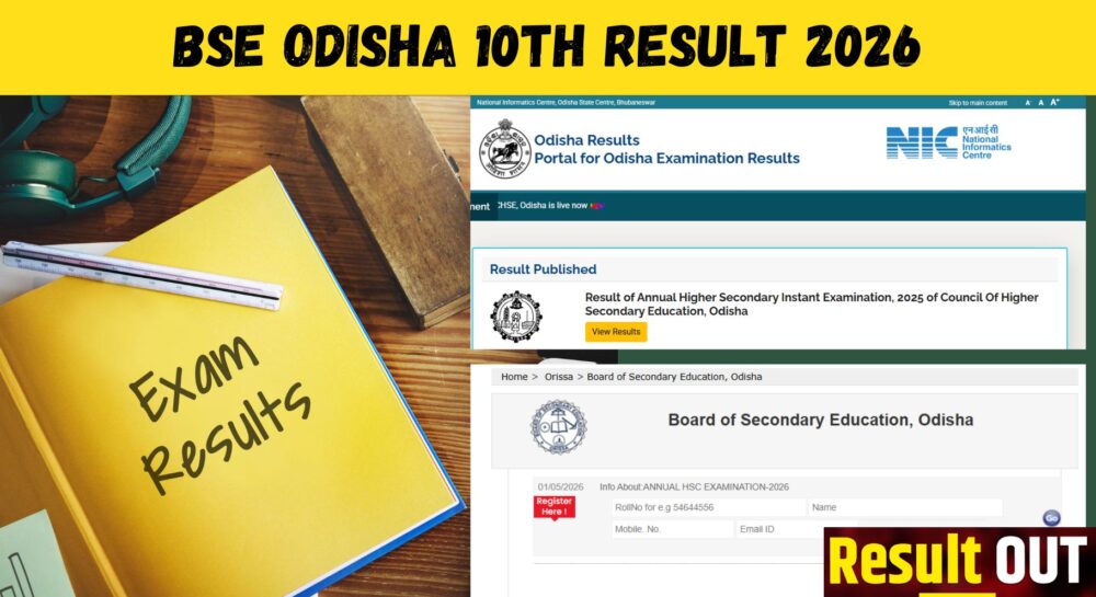 BSE Odisha 10th Result 2026