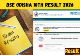 BSE Odisha 10th Result 2026