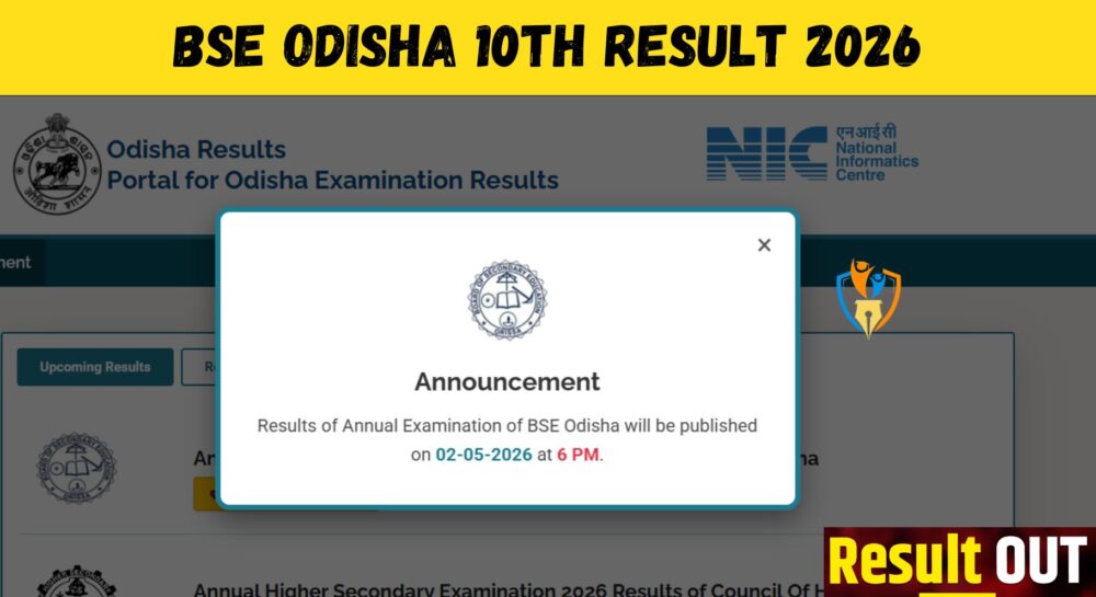 BSE Odisha 10th Result 2026