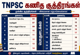 TNPSC Maths Formulas in Tamil PDF Download | கணித சூத்திரங்கள் PDF & Quick Revision Guide